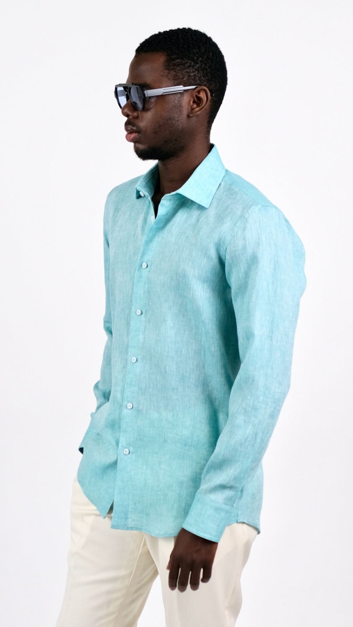 Cămașă In - Verde Mentă by Iorgoni