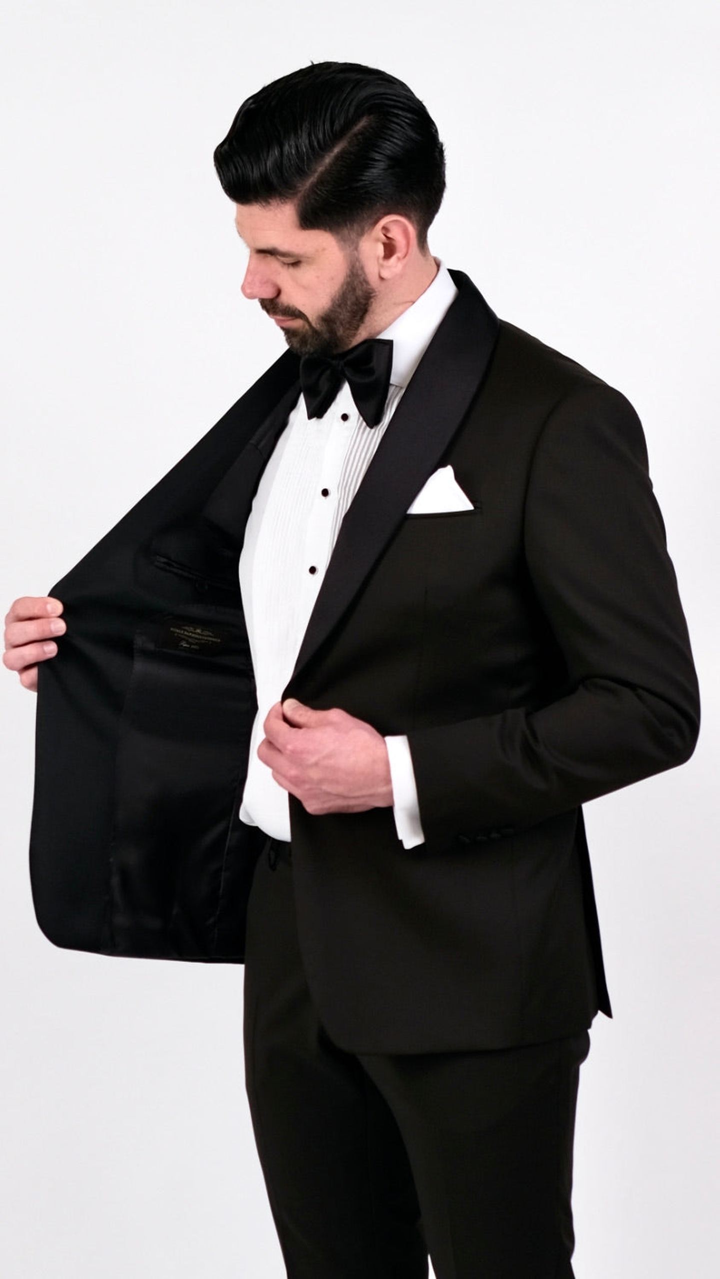 Sacou Black Tie Wings by Iorgoni