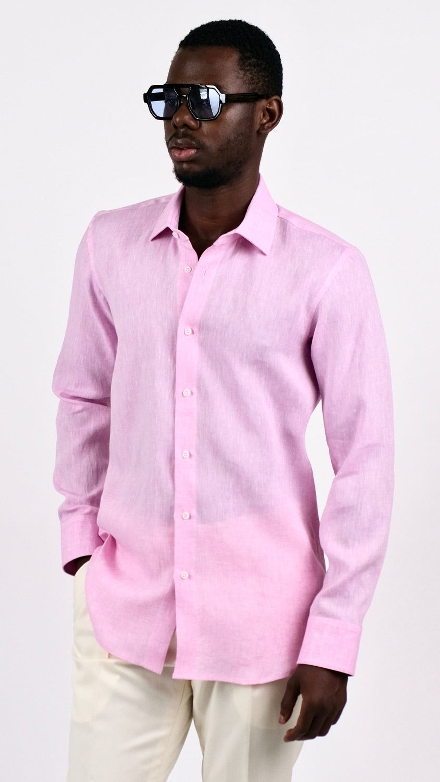 Cămașă In - Roz by Iorgoni