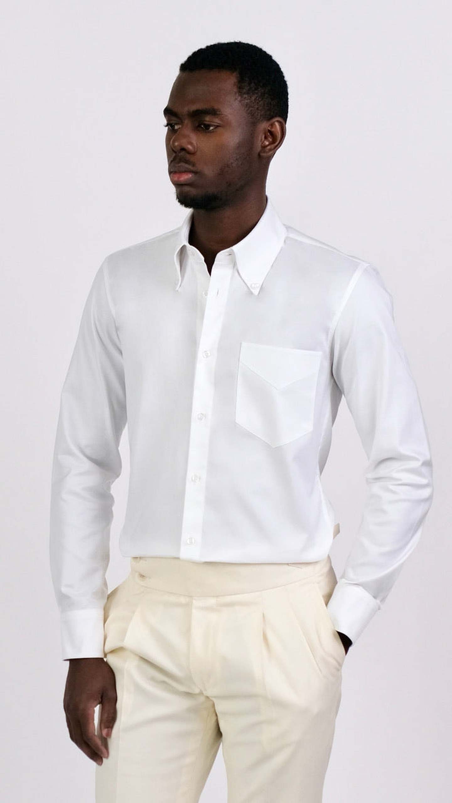 Cămașă Oxford Alb by Iorgoni