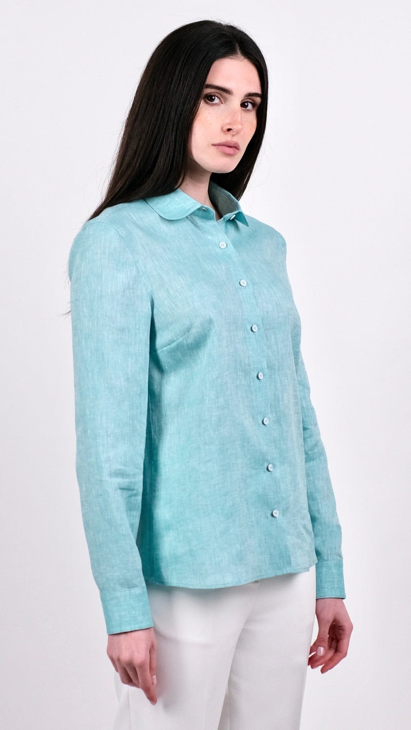 Cămașă In - Verde Menta by Iorgoni