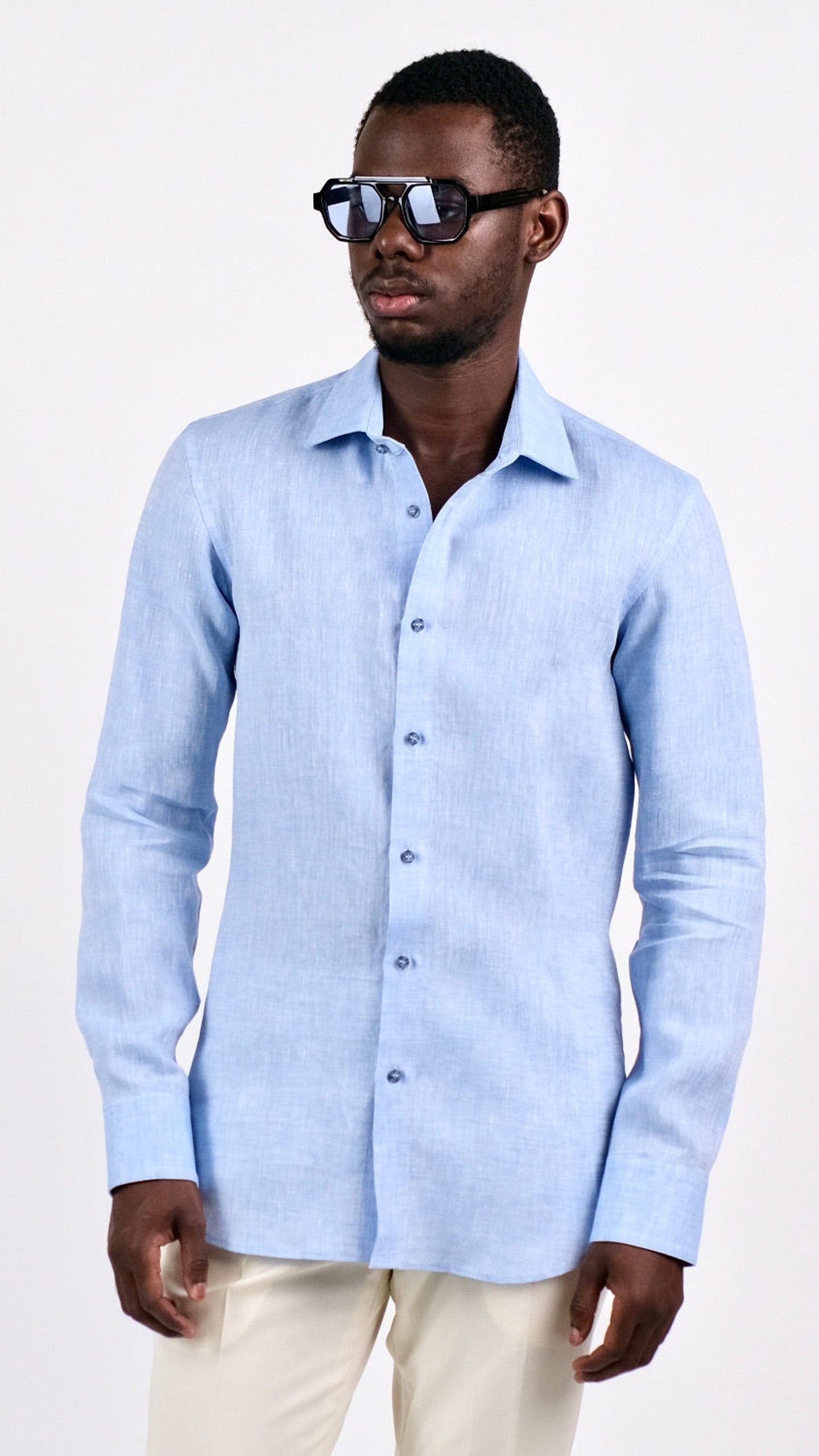 Cămașă In - Albastră by Iorgoni