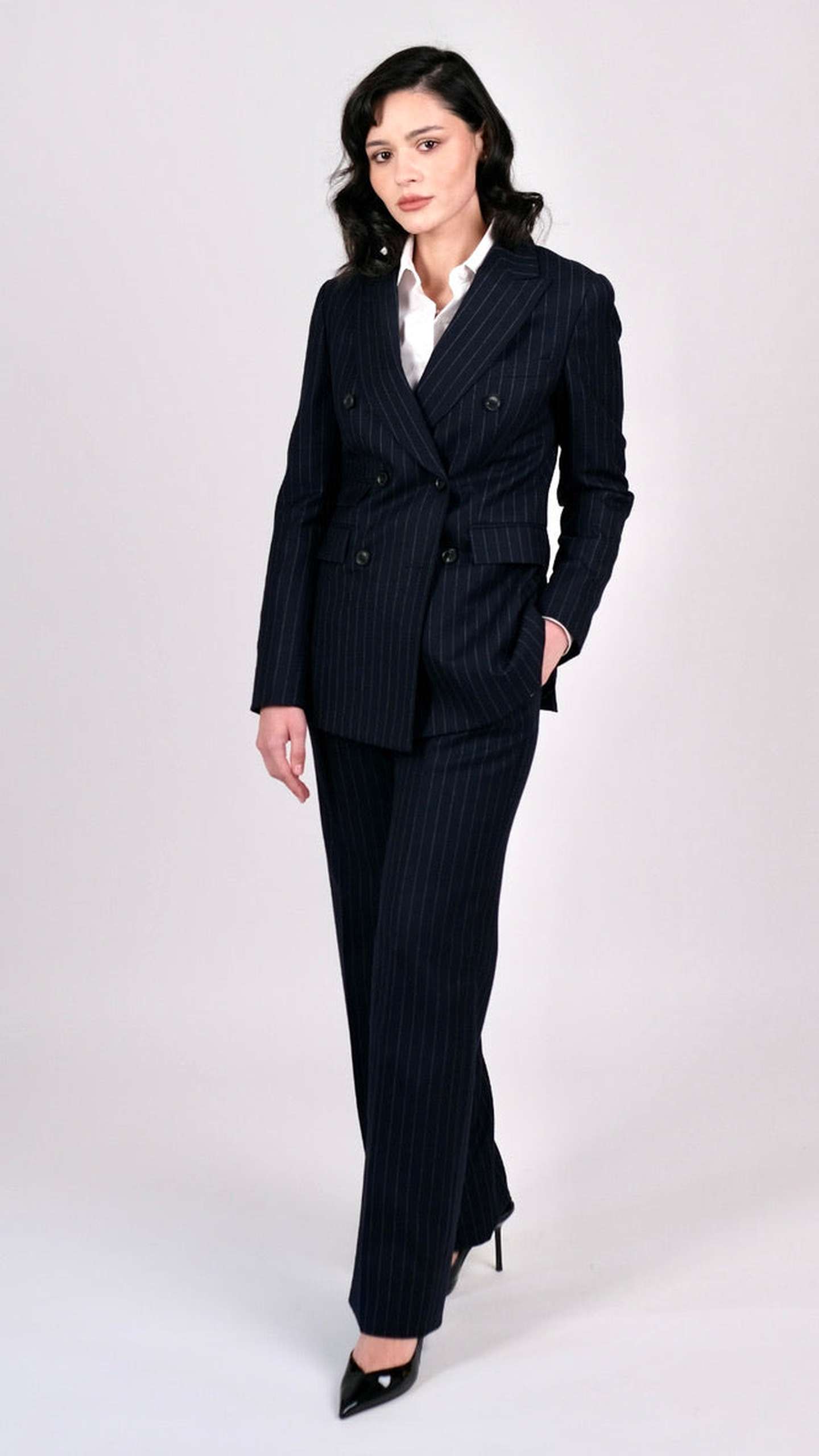 Costum Flannel Navy by Iorgoni