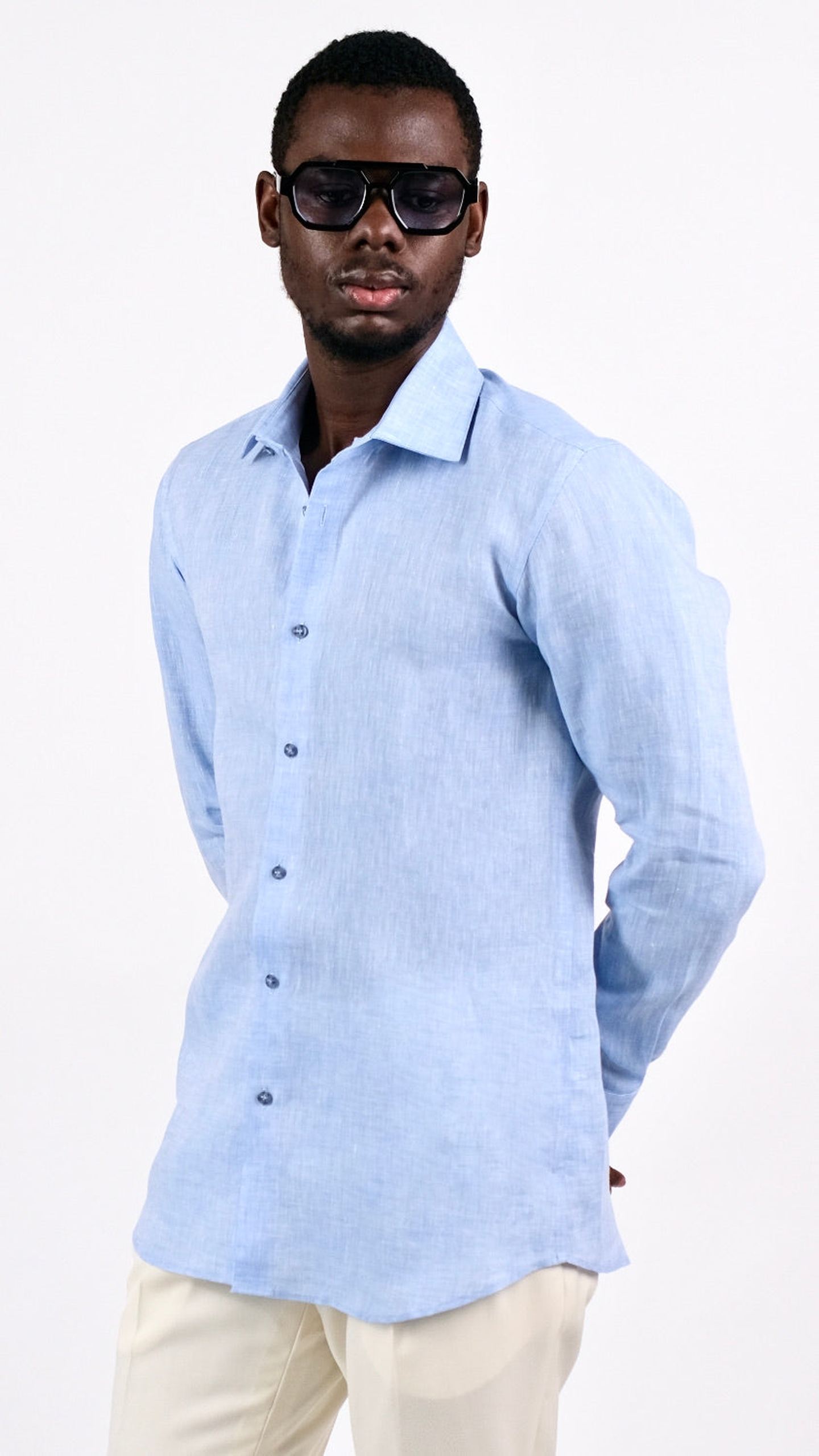 Cămașă In - Albastră by Iorgoni