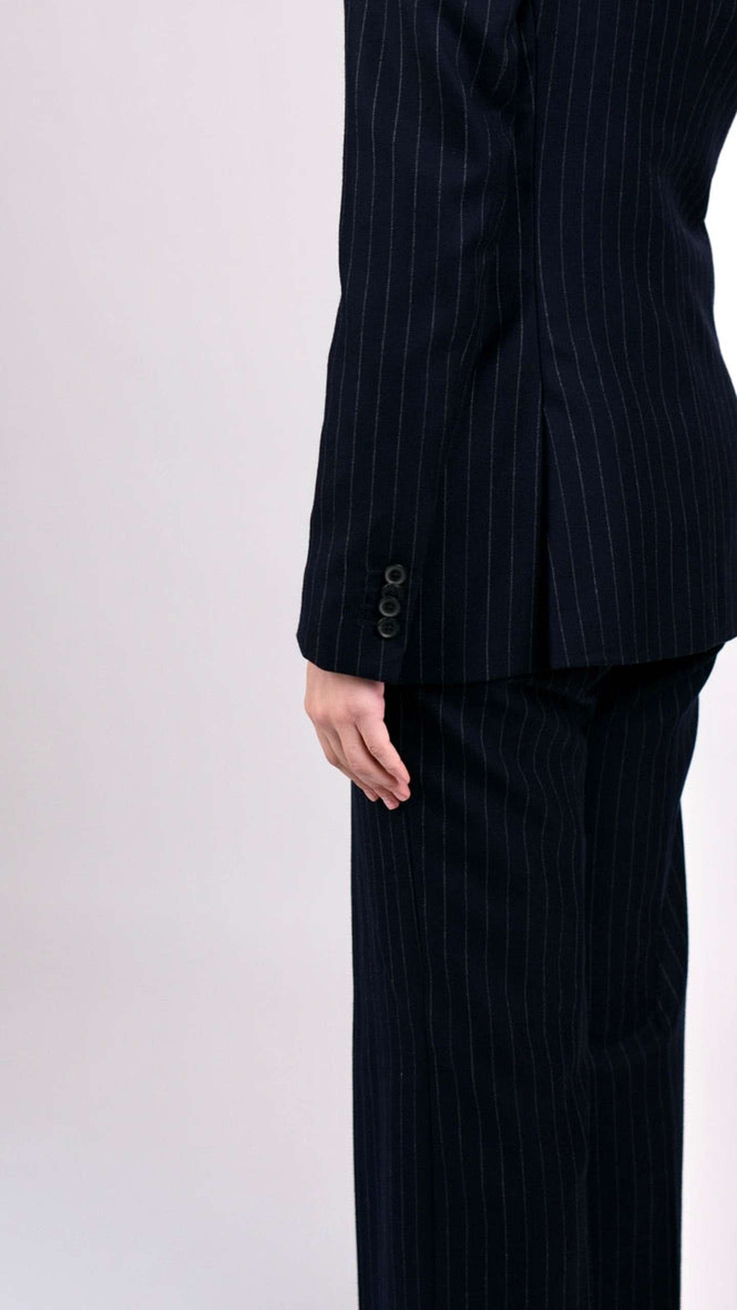 Sacou Flannel Navy by Iorgoni