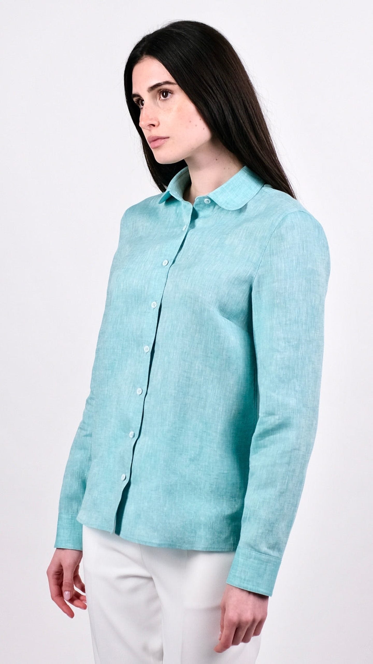 Cămașă In - Verde Menta by Iorgoni