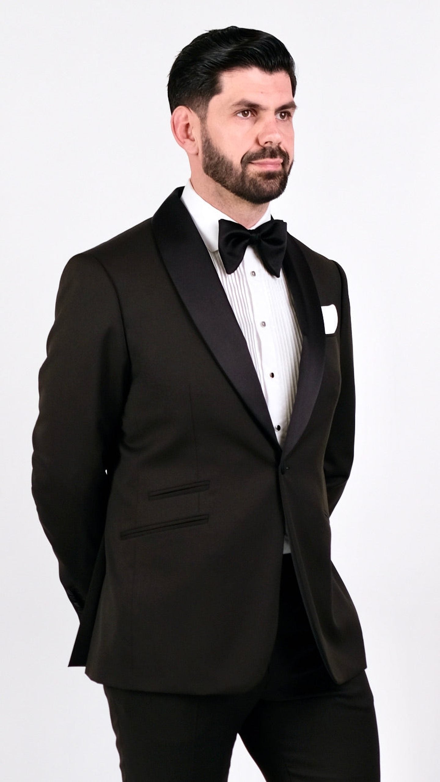 Sacou Black Tie Wings by Iorgoni