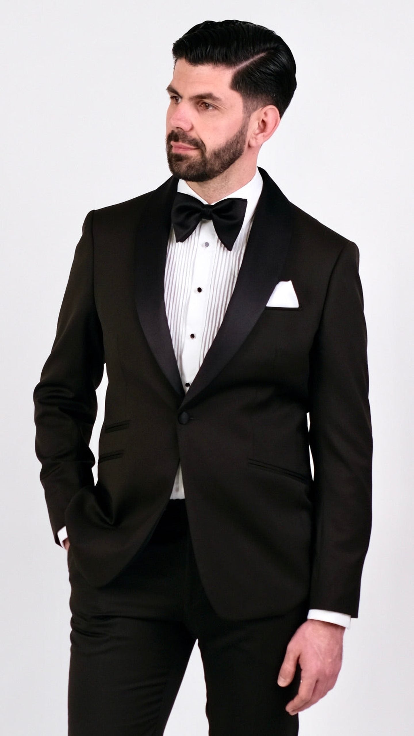 Sacou Black Tie Wings by Iorgoni