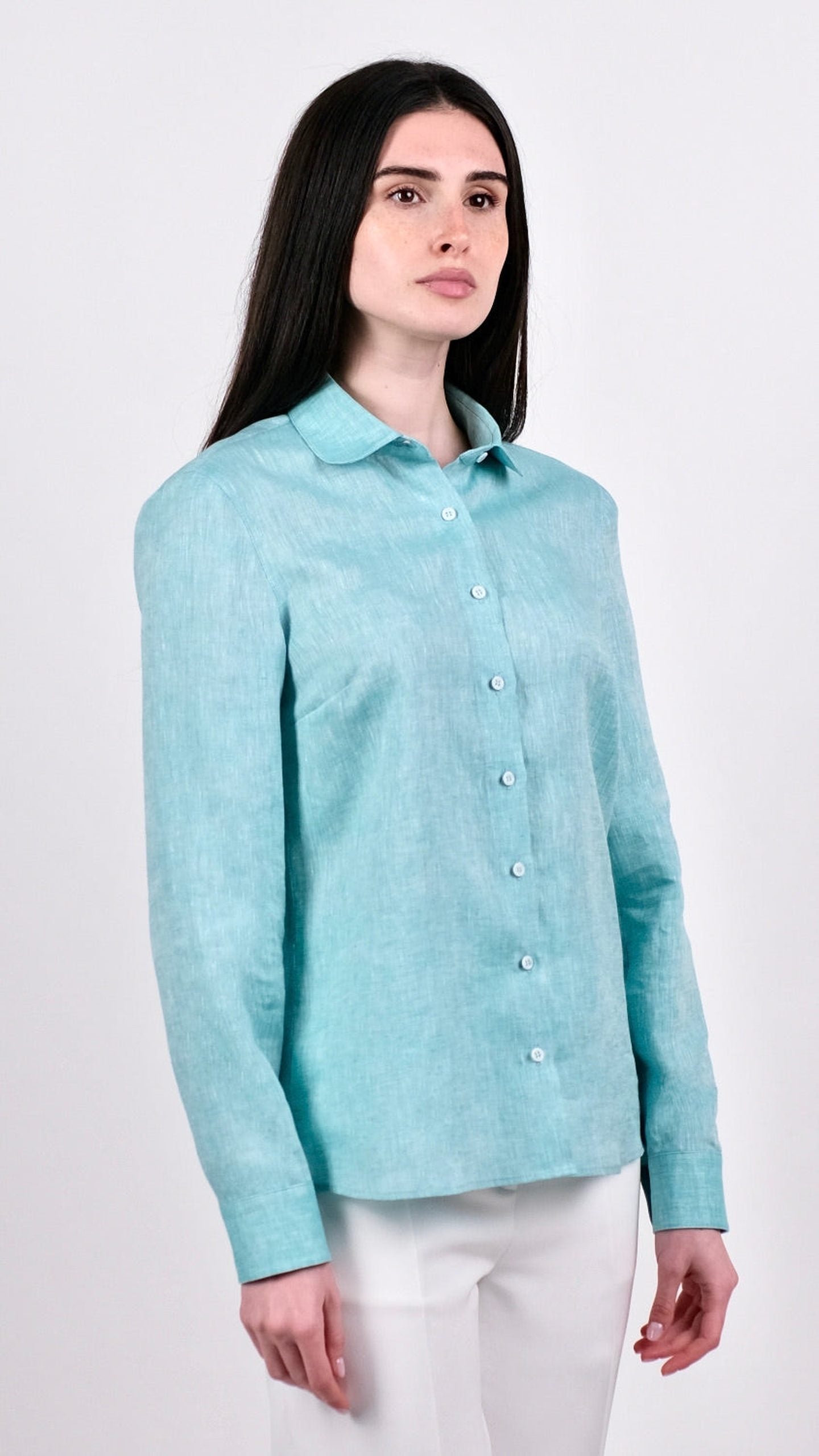 Cămașă In - Verde Menta by Iorgoni