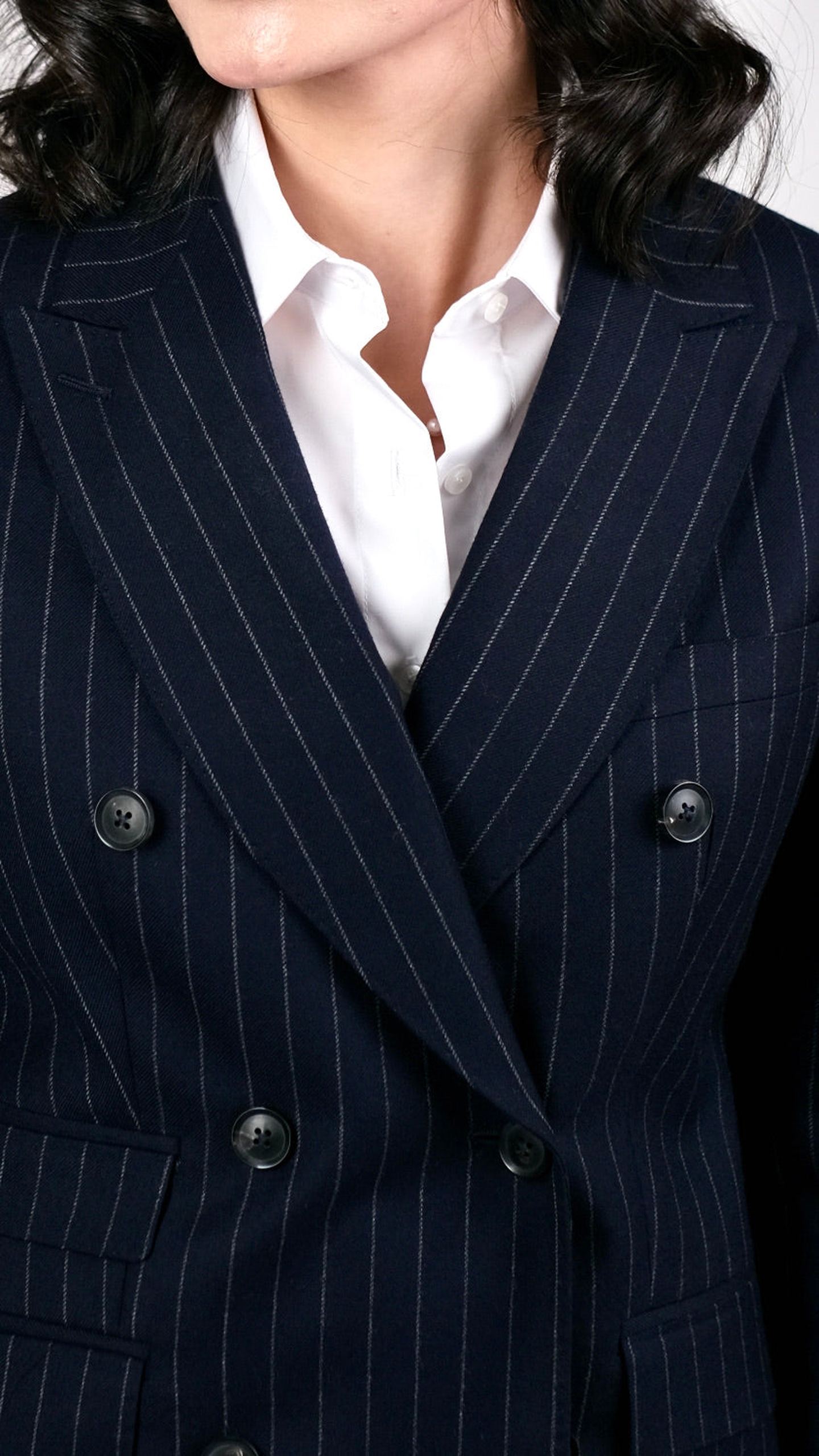 Sacou Flannel Navy by Iorgoni