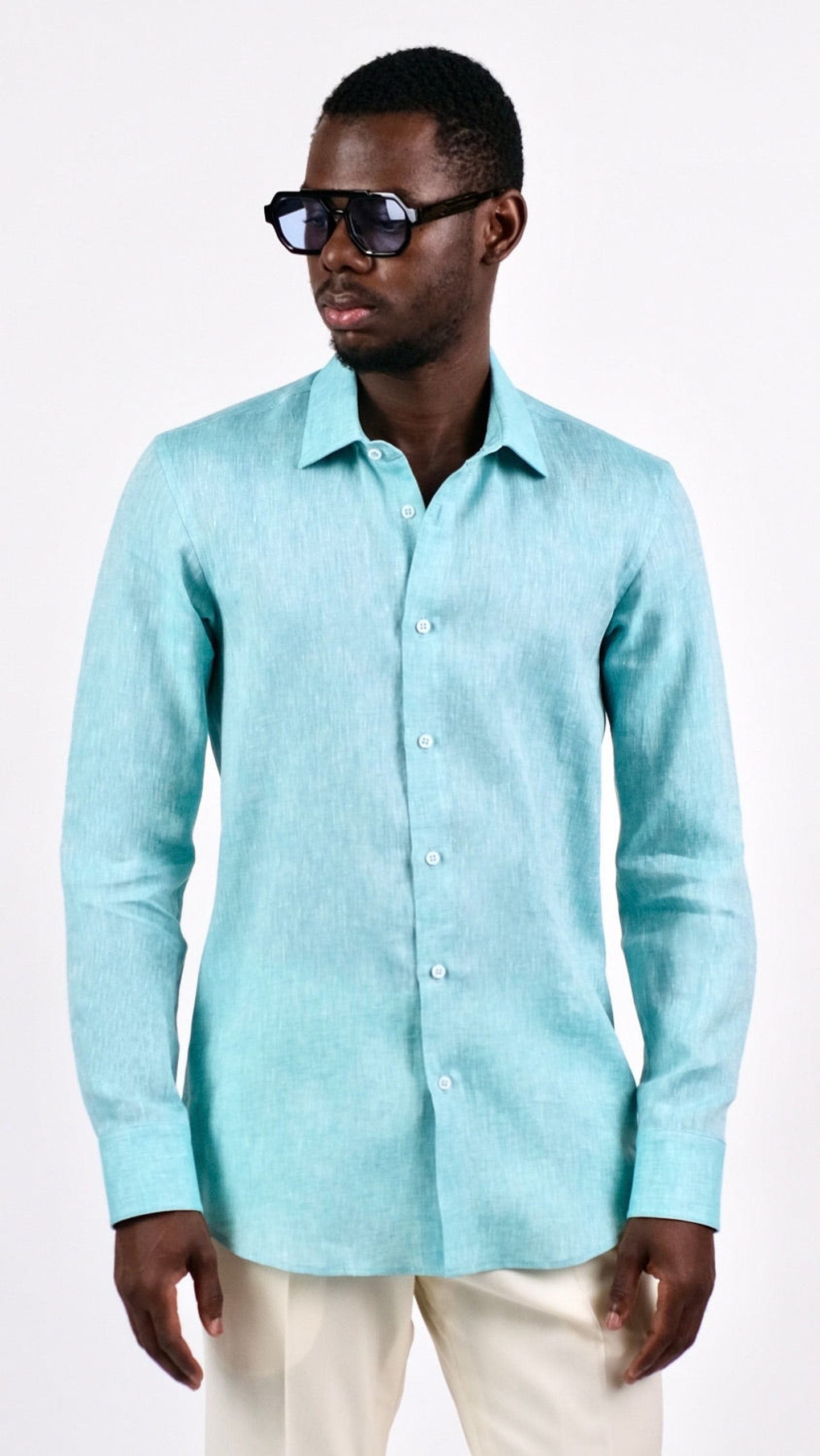 Cămașă In - Verde Mentă by Iorgoni