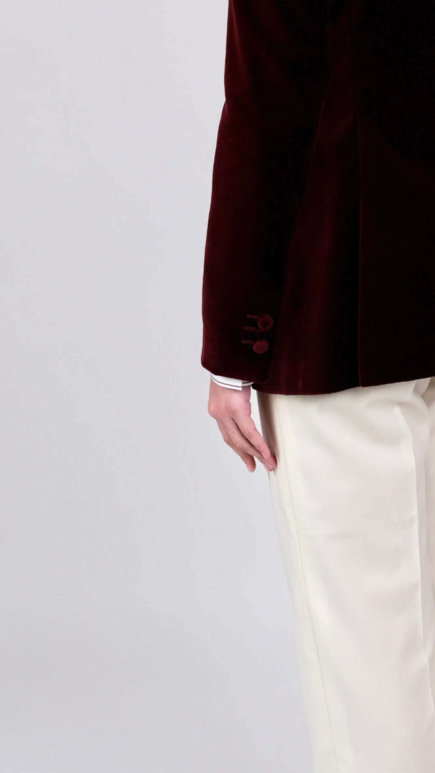 Costum din Catifea Burgundy by Iorgoni