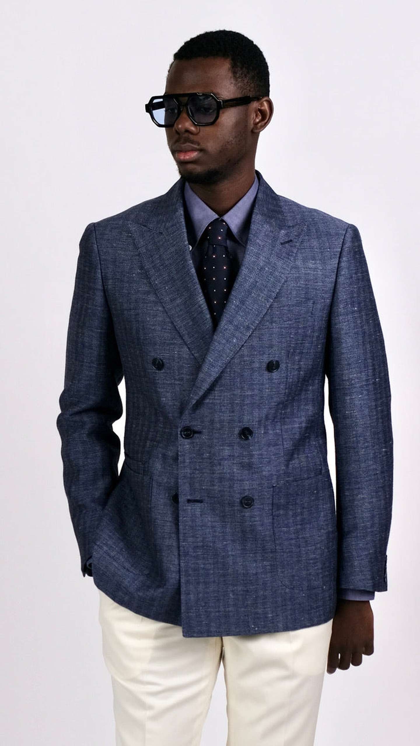 Cămașă Poplin Indigo by Iorgoni