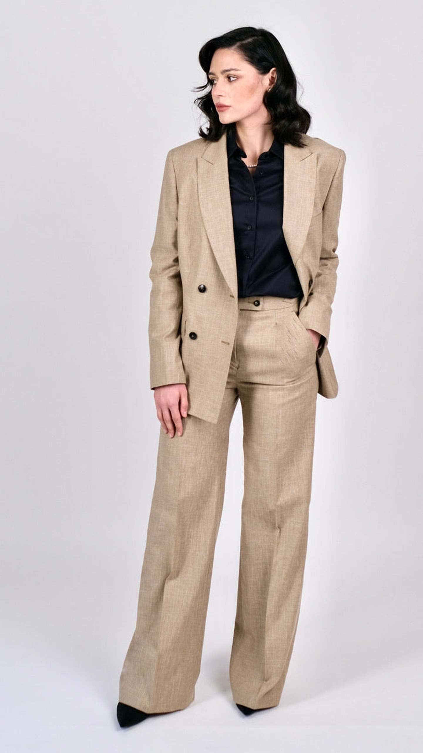 Cămașă Twill Neagră by Iorgoni