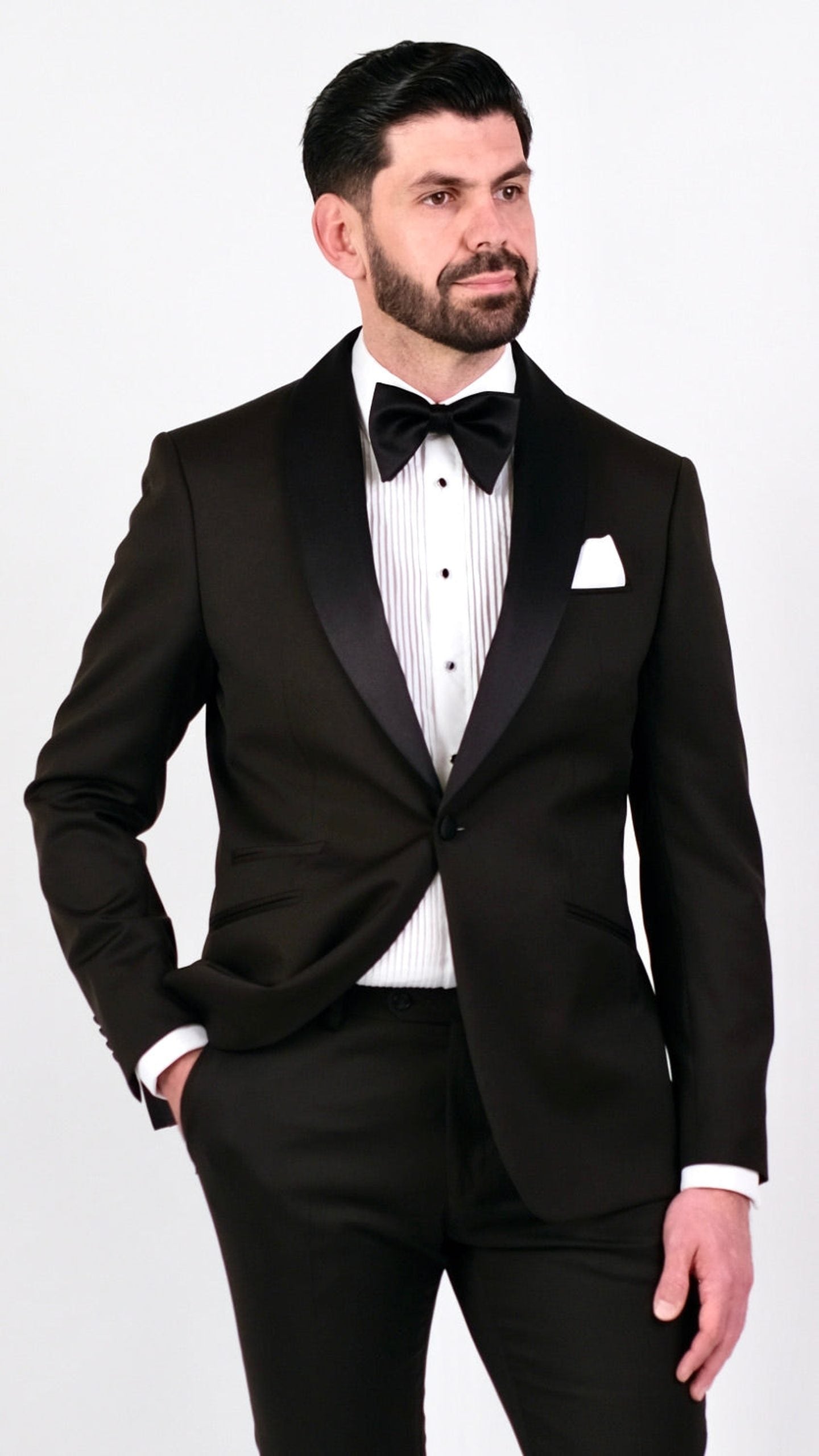 Sacou Black Tie Wings by Iorgoni