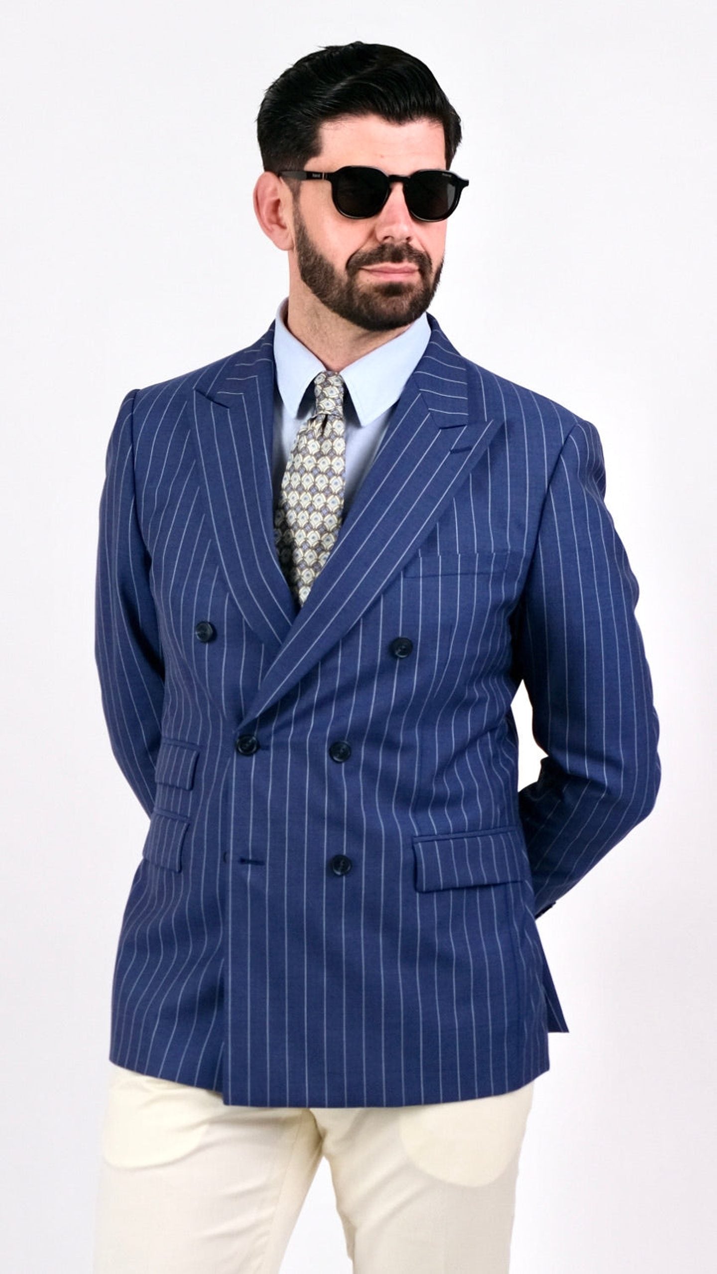 Sacou Blue Marina by Iorgoni