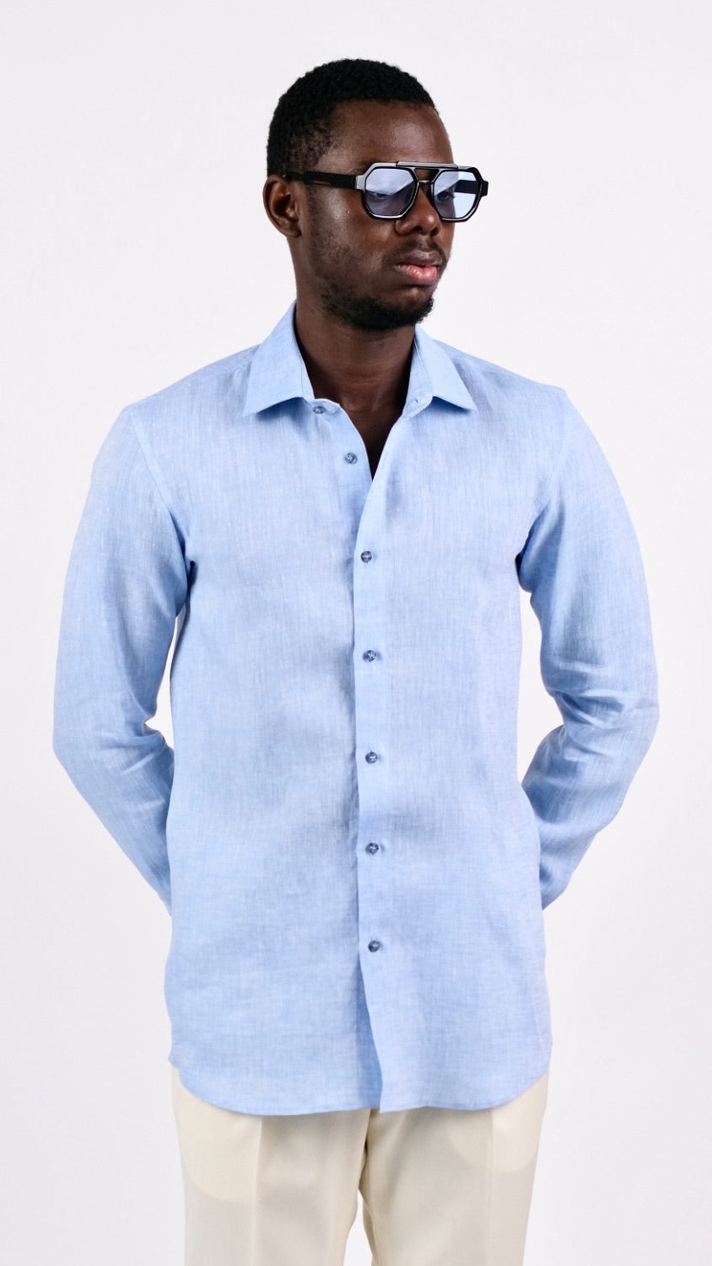 Cămașă In - Albastră by Iorgoni