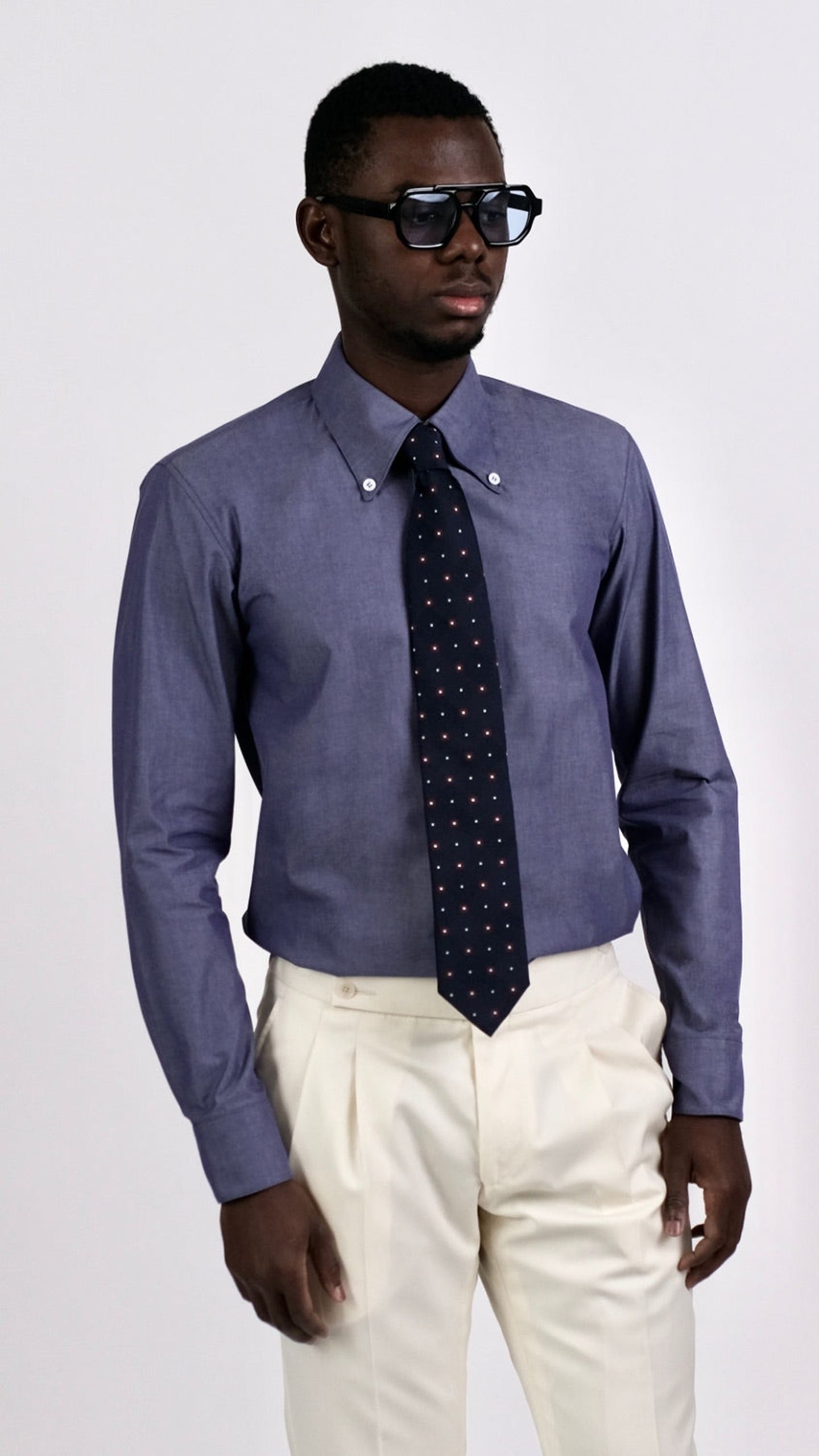 Cămașă Poplin Indigo by Iorgoni