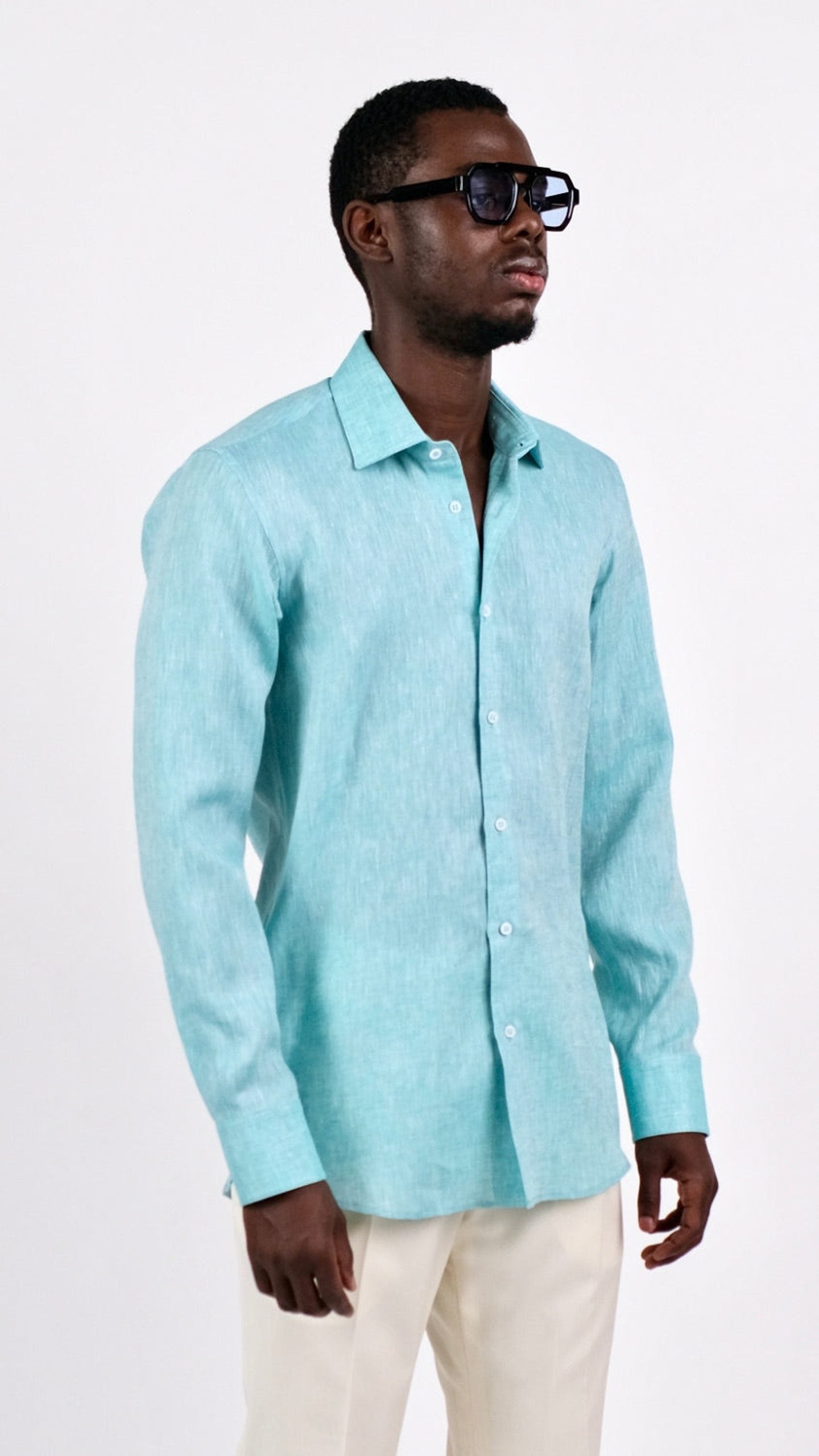 Cămașă In - Verde Mentă by Iorgoni