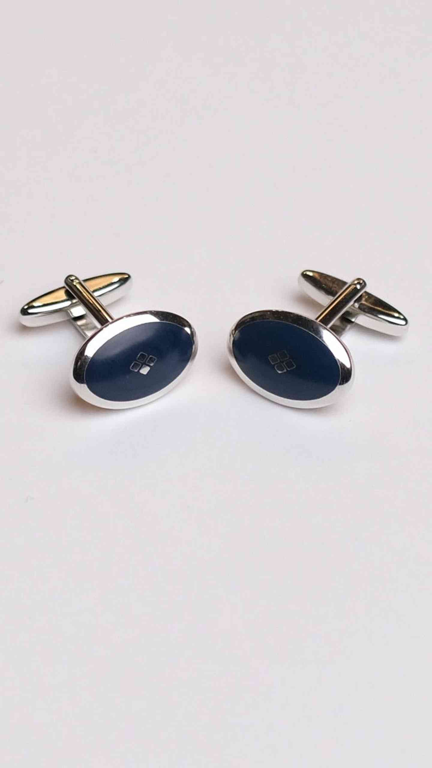 Butoni Ovali Albastri by Iorgoni