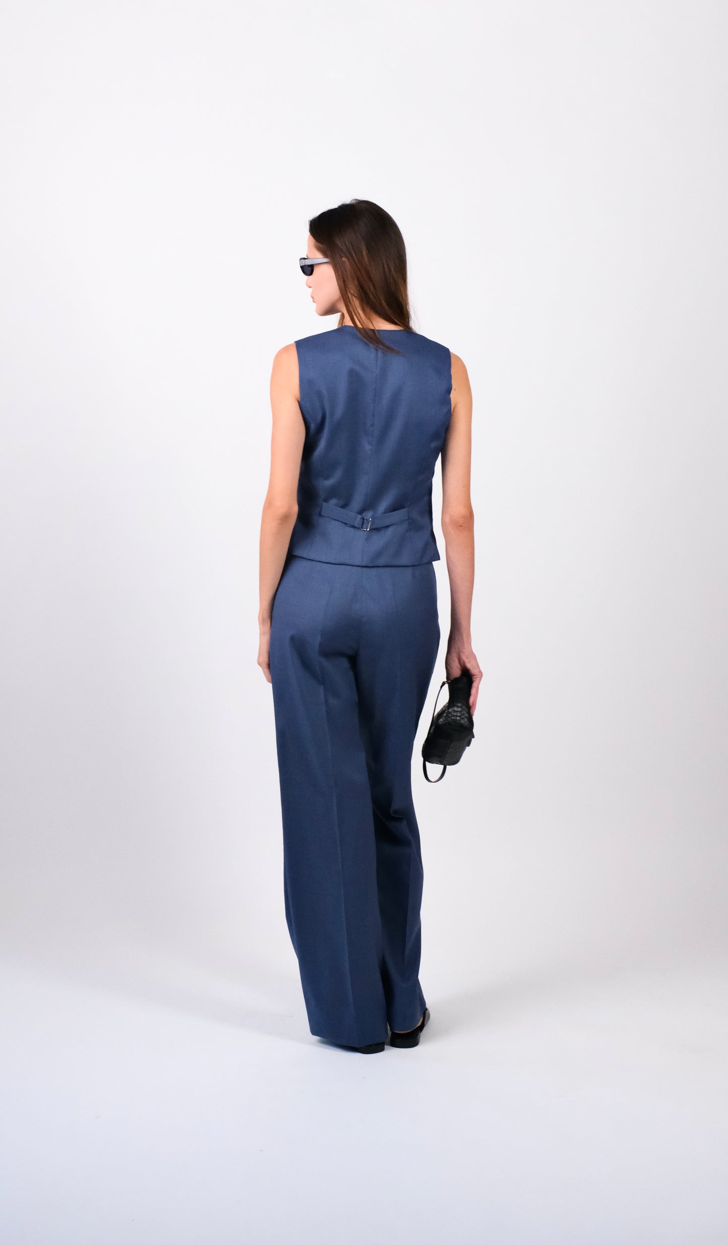 Indigo Waist Coat